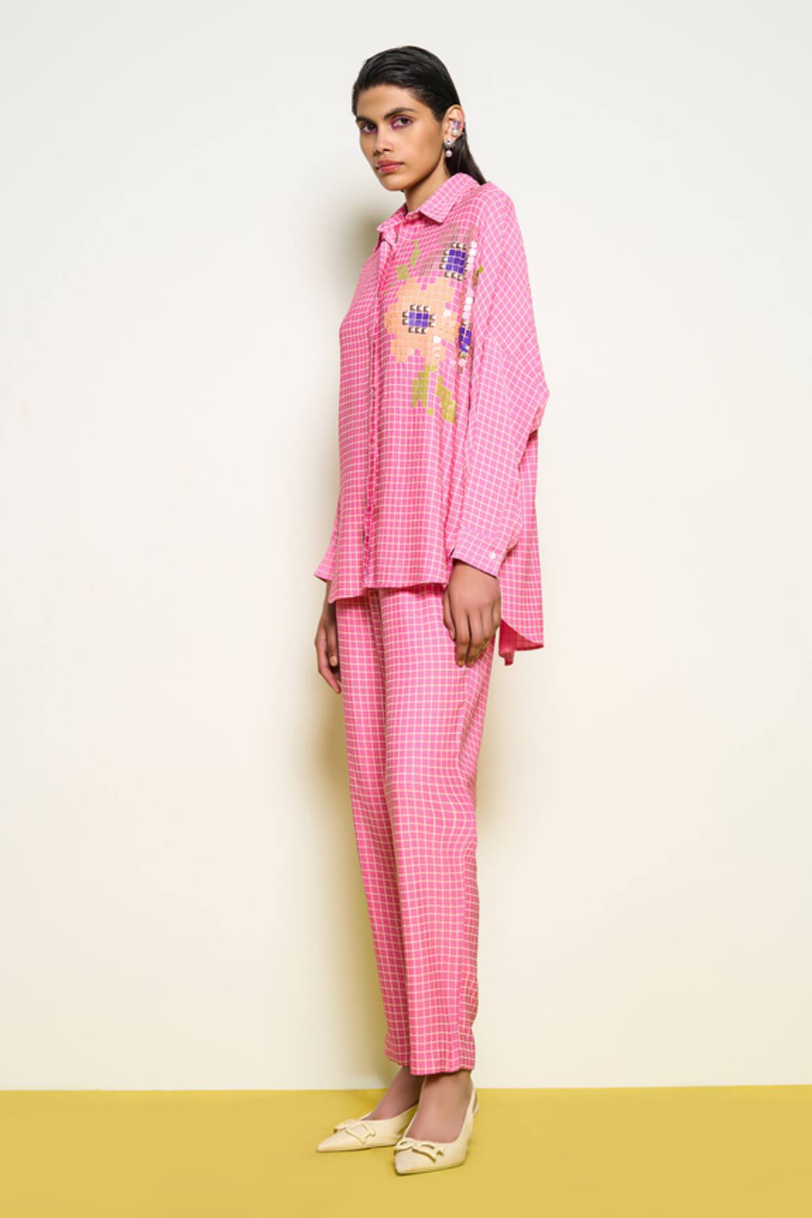 Pooja Rajgarhia Gupta Checkered Print Pant 