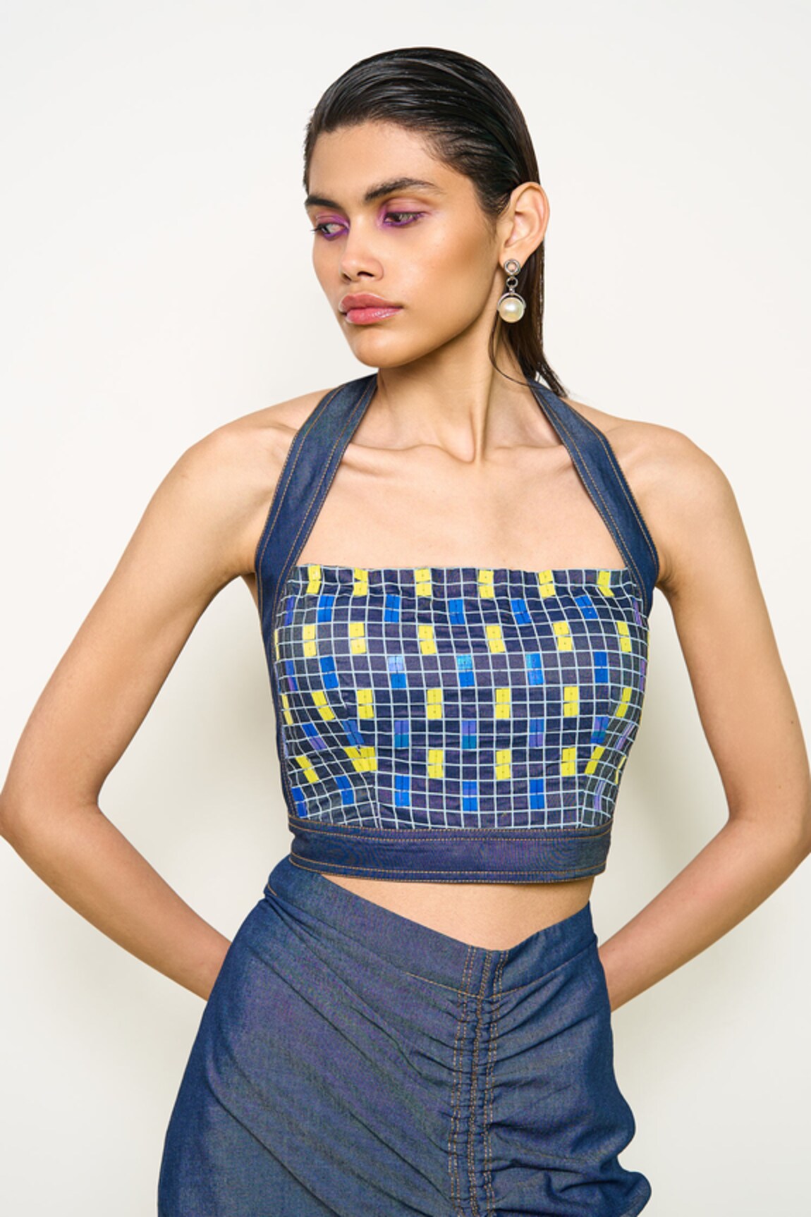 Pooja Rajgarhia Gupta Denim Firefly Bustier