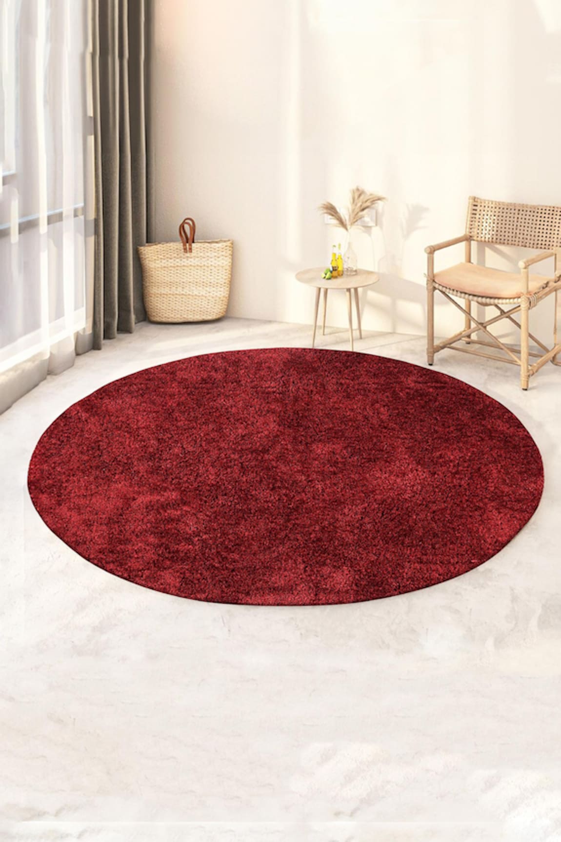 Kaleen India Polyester Round-Shaped Rug