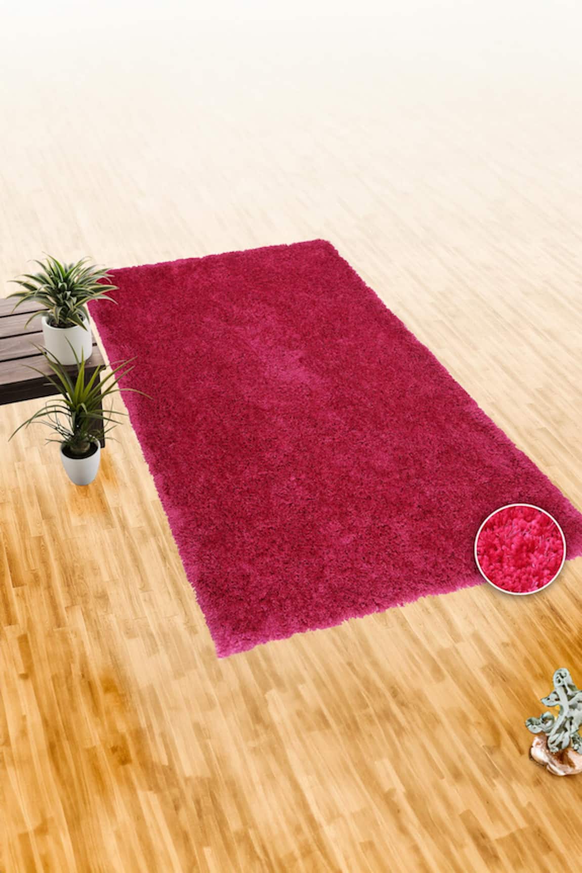 Kaleen India Rectangle Shaped Solid Rug