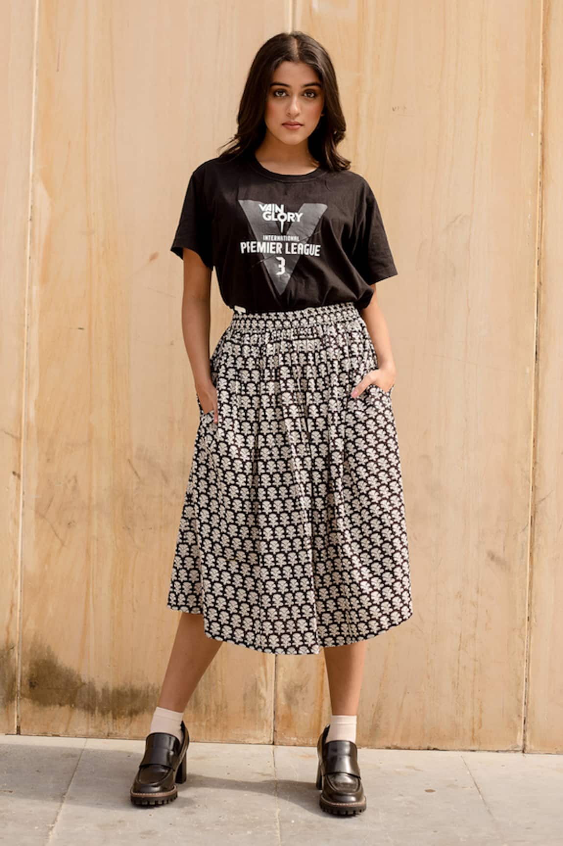 Gulabo Jaipur Betty Block Print Midi Skirt