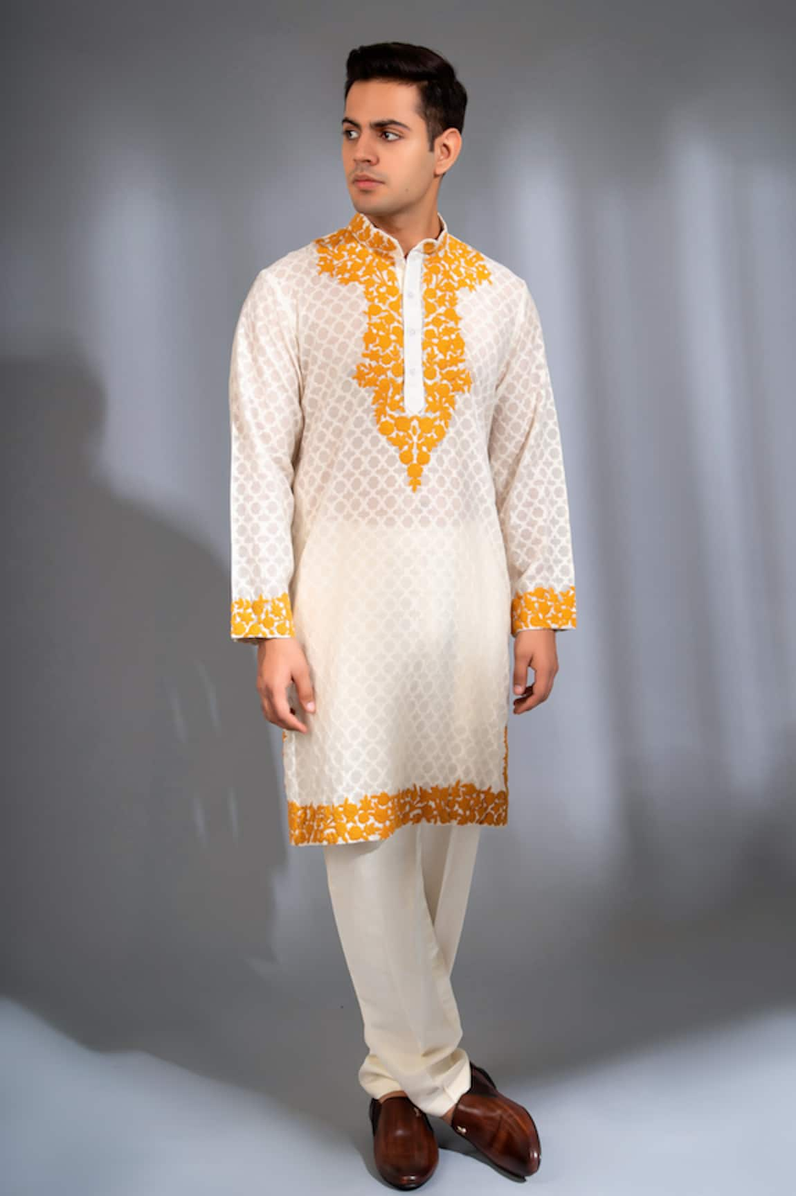 MENERO Seher Ambrosia Dori Embroidered Kurta With Pyjama