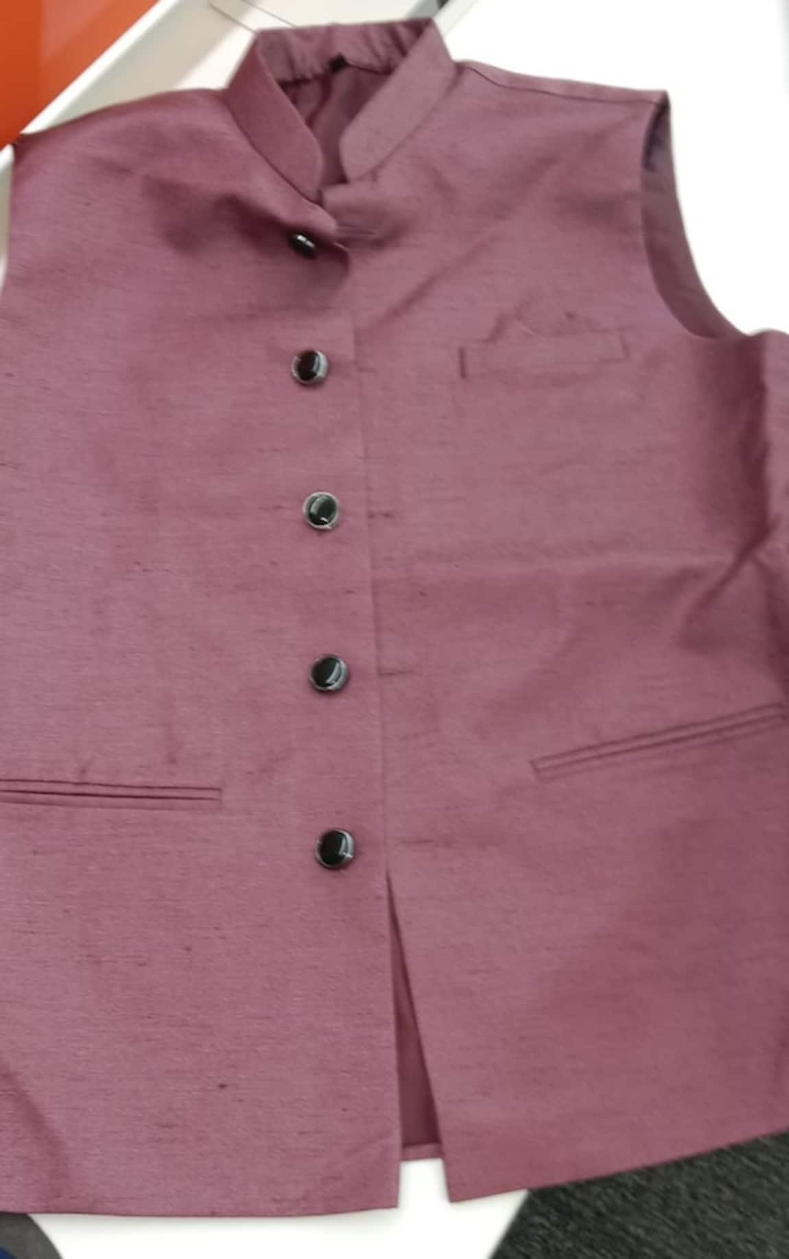 Arihant Rai Sinha Mauve Nehru Jacket 