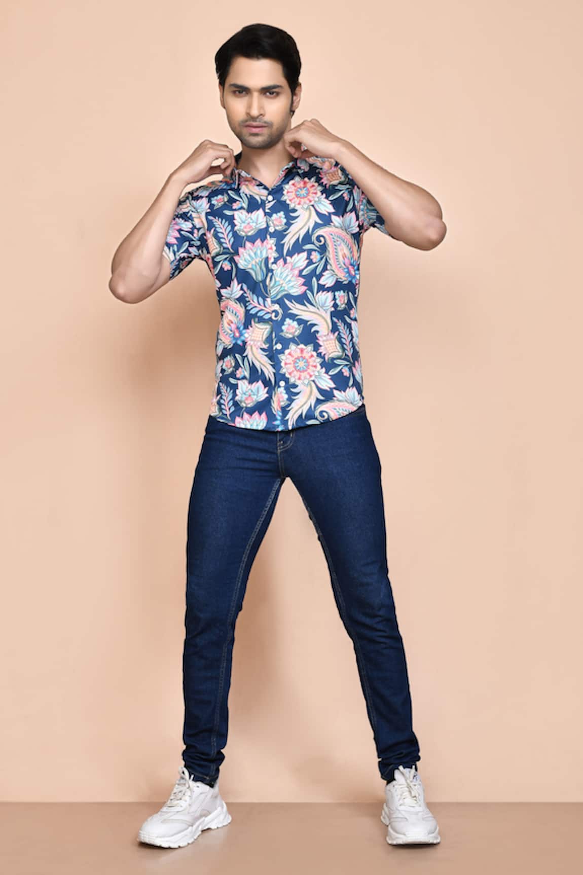 Aryavir Malhotra Floral Print Shirt 