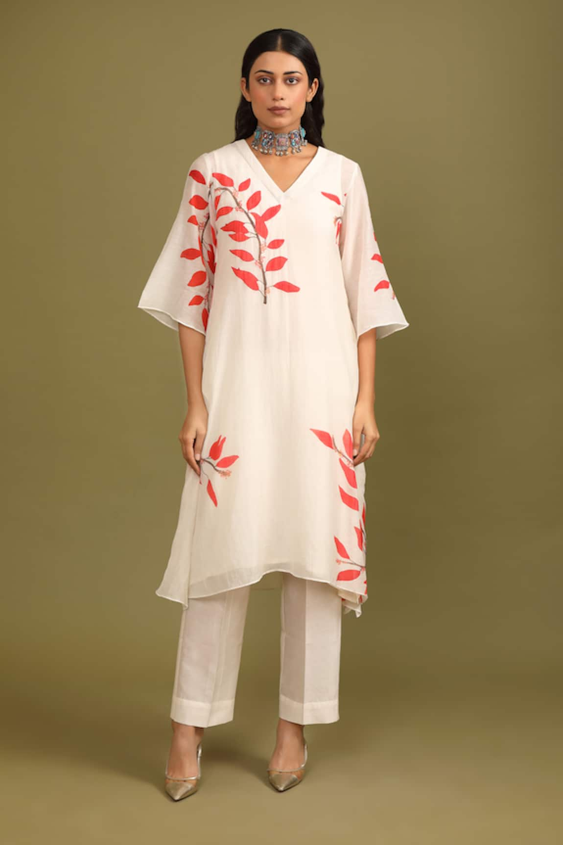 Trendy tokari Printed A-Line Kurta & Pant Set