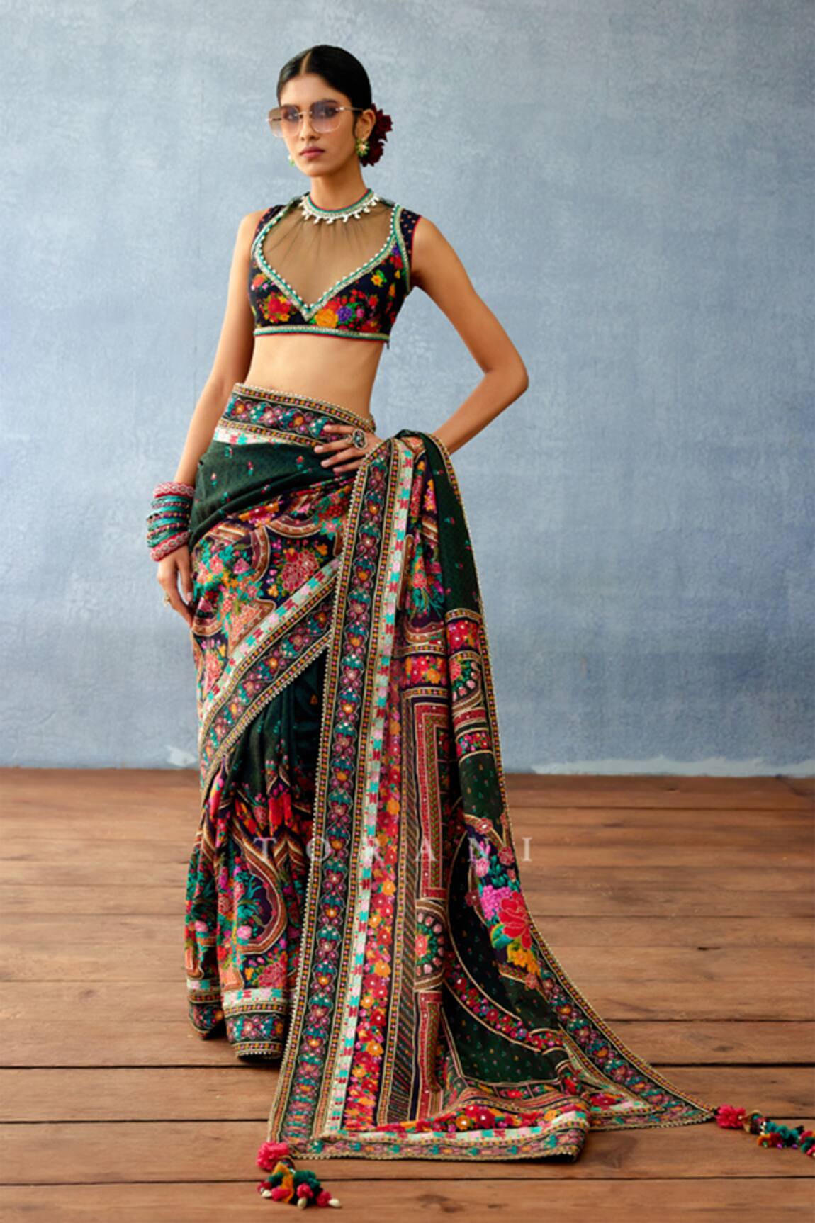 Torani Dil Shaad Samira Floral Print Blouse 