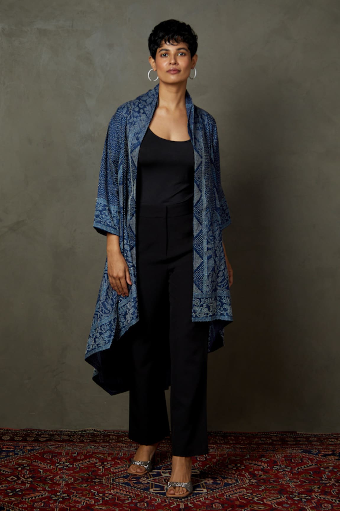 RI.Ritu Kumar Gonda Varunda Asymmetric Jacket