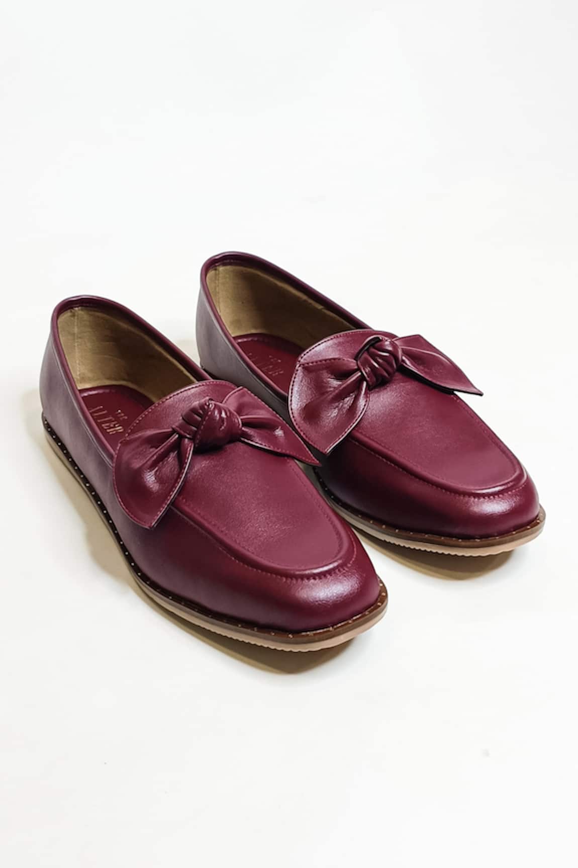 THE ALTER Daisy Twisted Bow Loafers