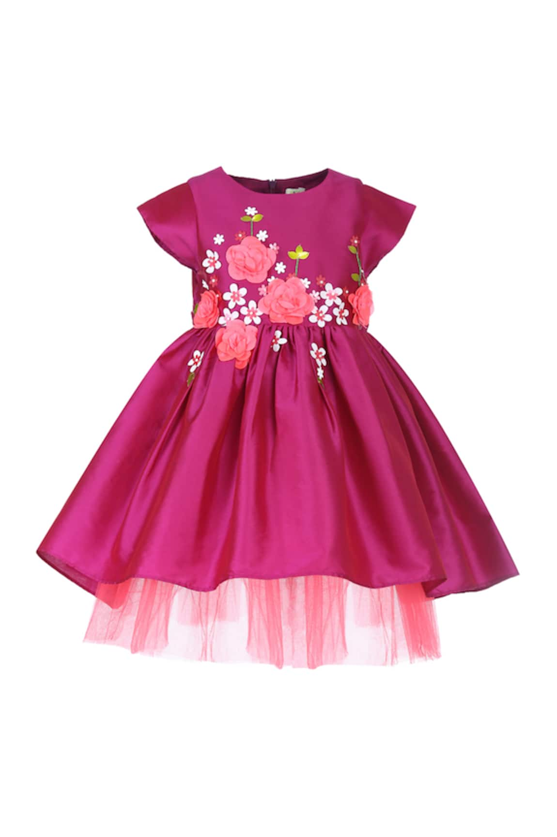 A Little Fable Lafleur Sequin Embroidered Dress