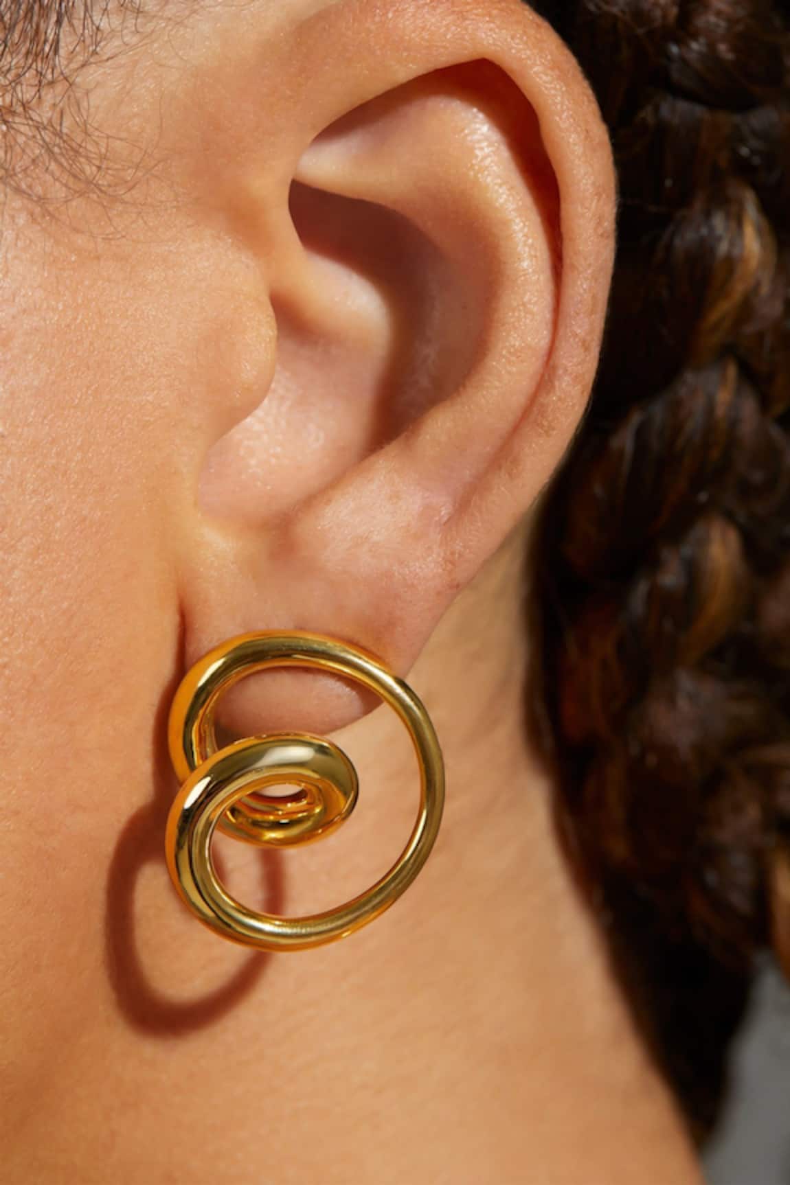 Misho Baby Mismatched Twisted Hoops