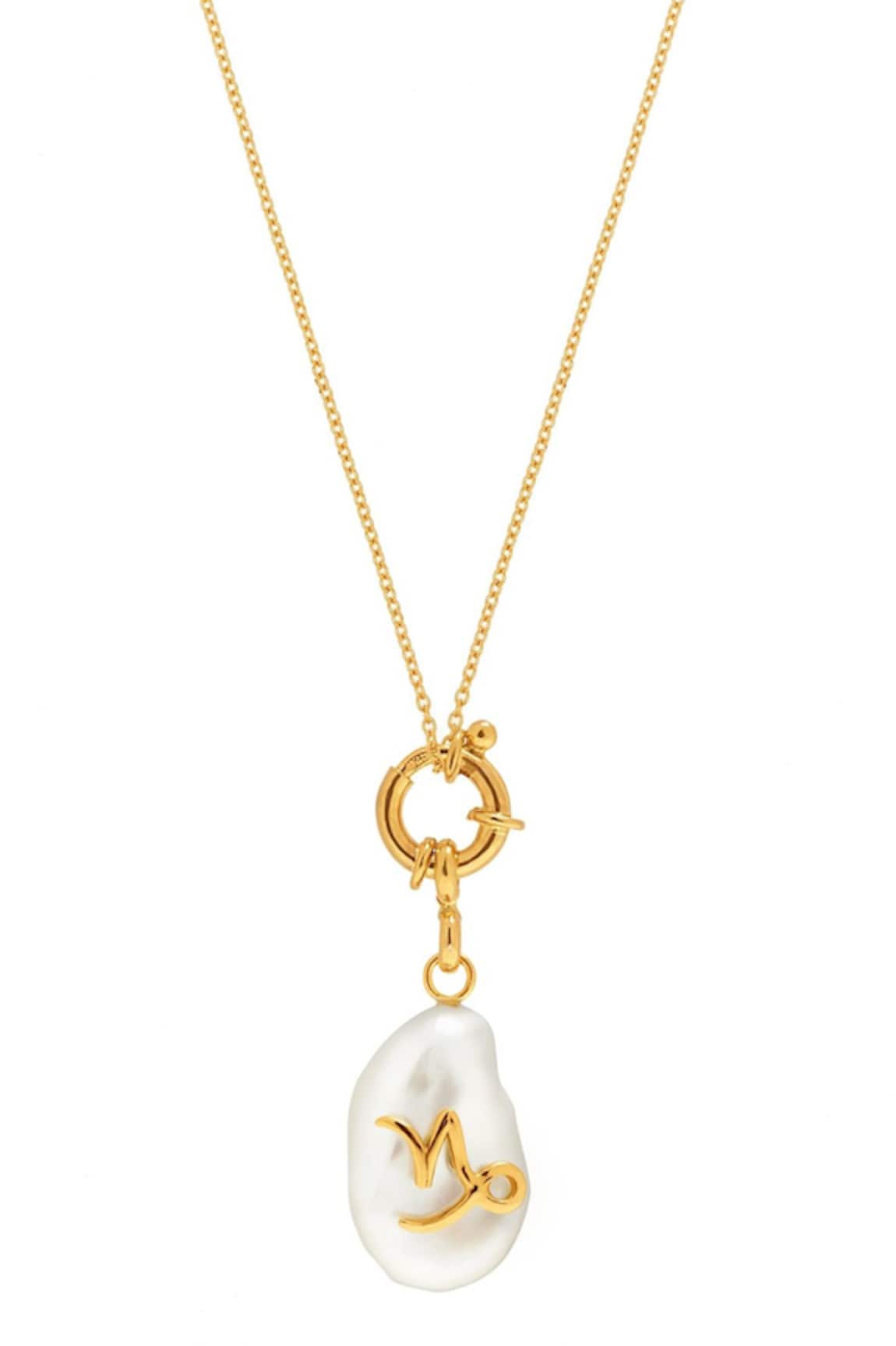 Misho Capricorn Pearl Convertible Pendant Necklace