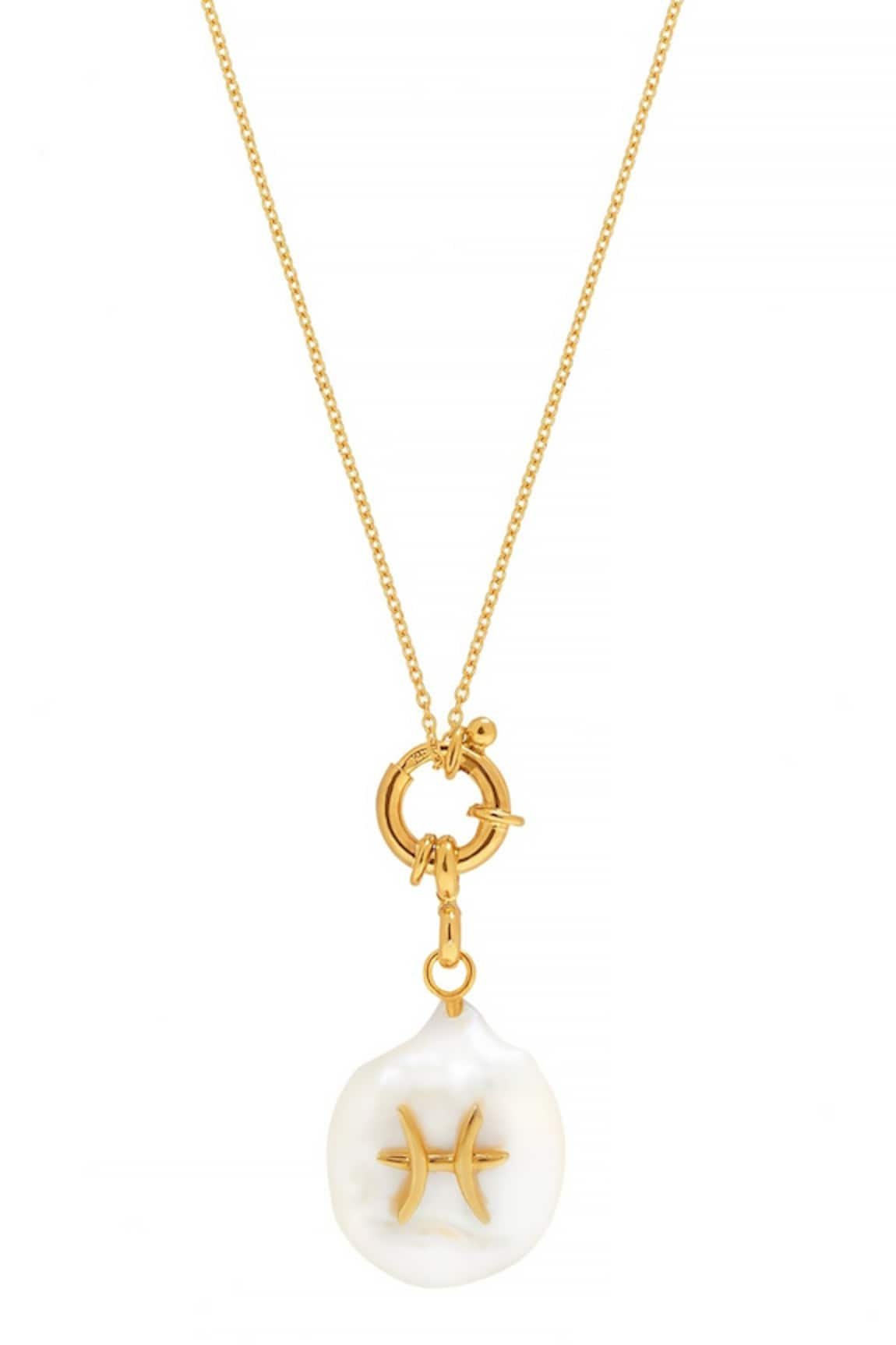 Misho Pisces Pearl Convertible Pendant Necklace