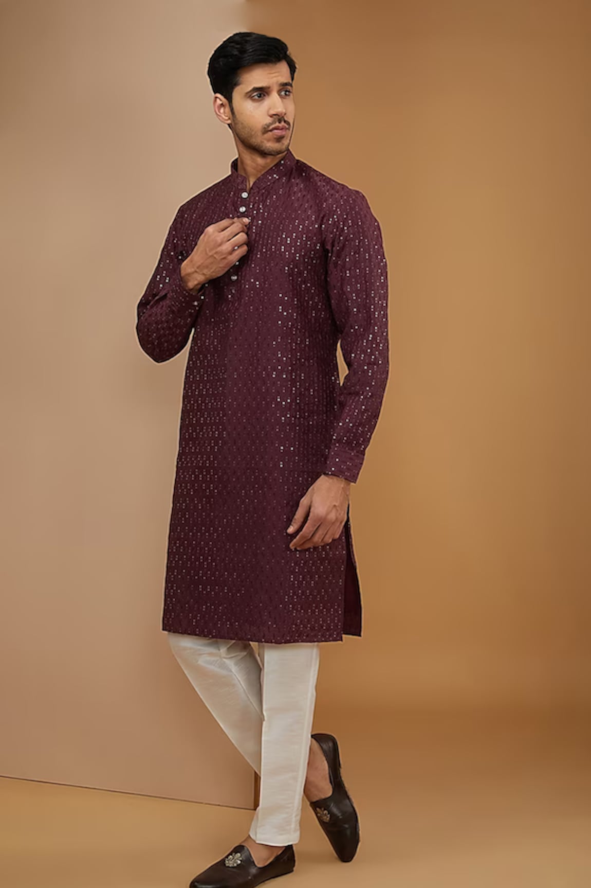 RNG Safawala Sequin Work Kurta Set