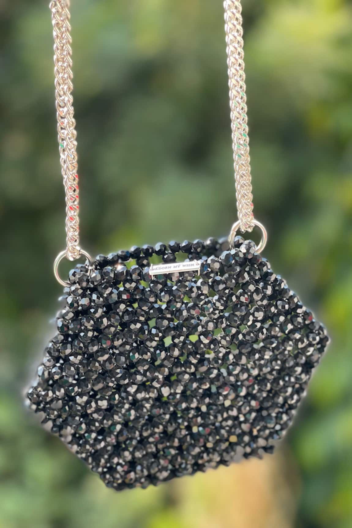 Adorn My Wish Mini Crystallized Hexagon Bag