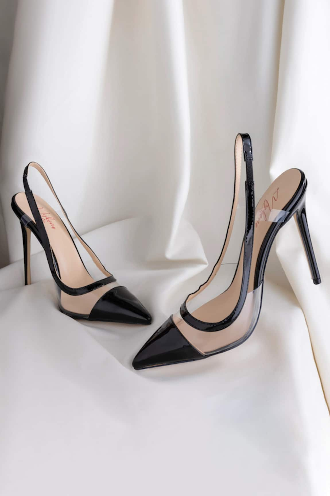 MYKONO Clear Pointed Toe Slingback