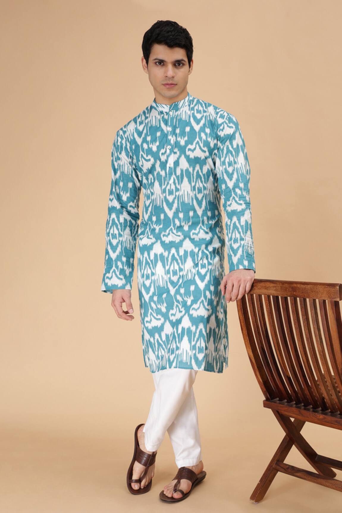 THE COTTON STAPLE Cotton Printed Kurta