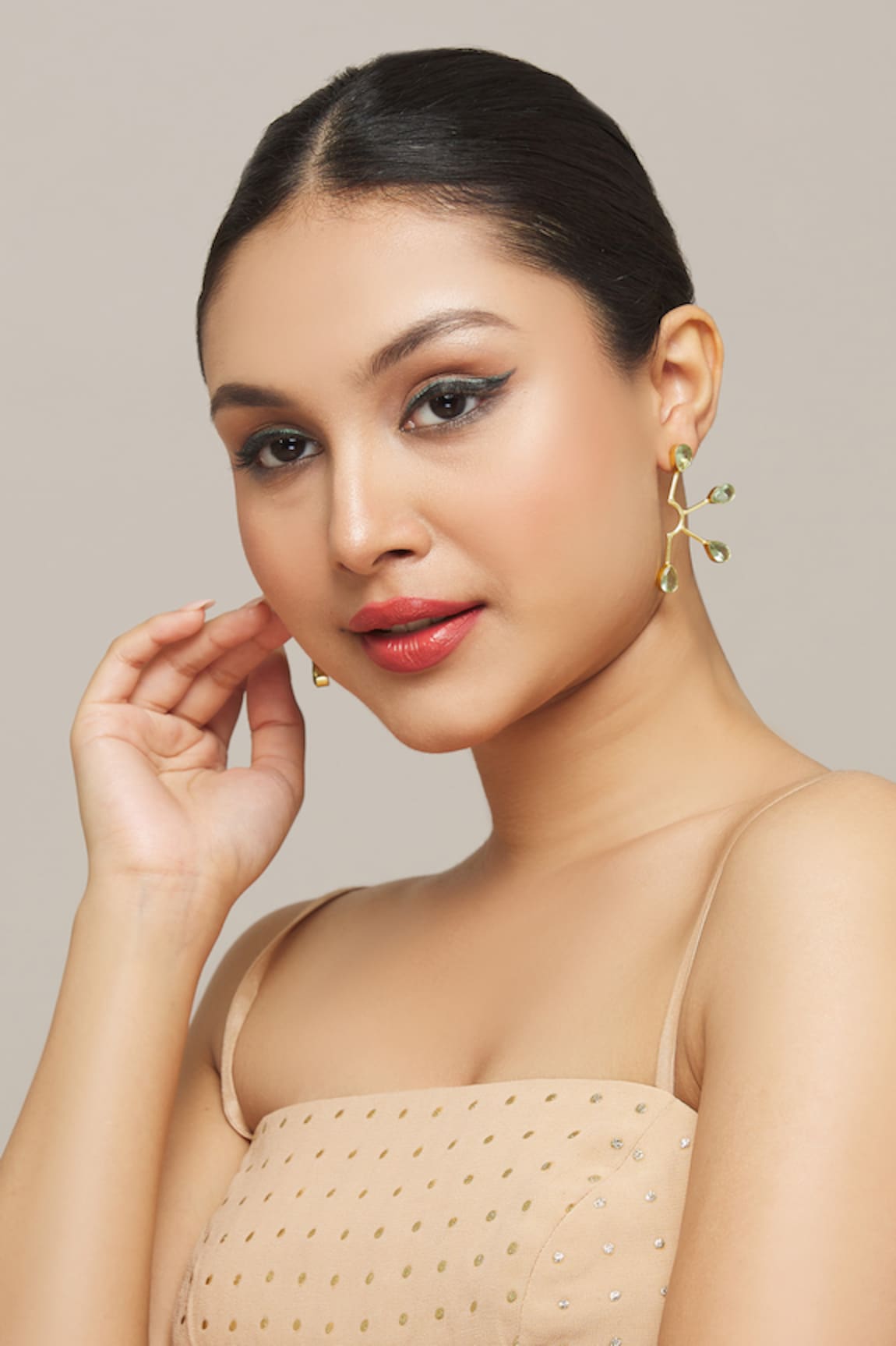 Arnimaa Sunray Embellished Earrings