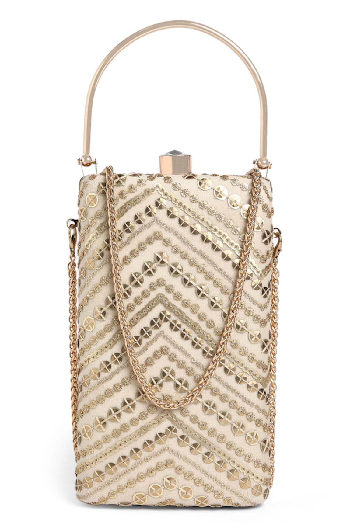 Richa Gupta Rectangular Sequin & Thread Work Bag