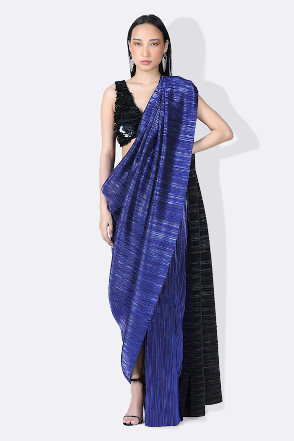 431-88 By Shweta Kapur Gill Sequin Encrusted Blouse 