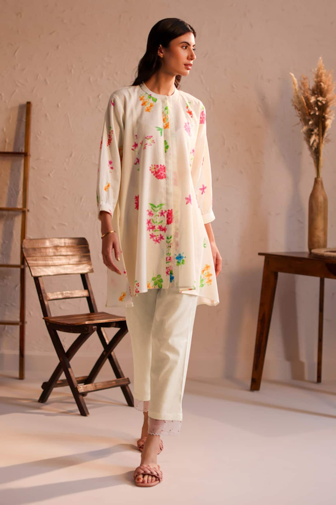 ROZA Tuscany Floral Print Tunic