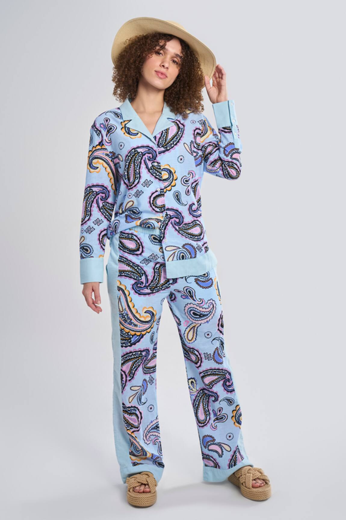 Terra Luna Selene Paisley Print Pant