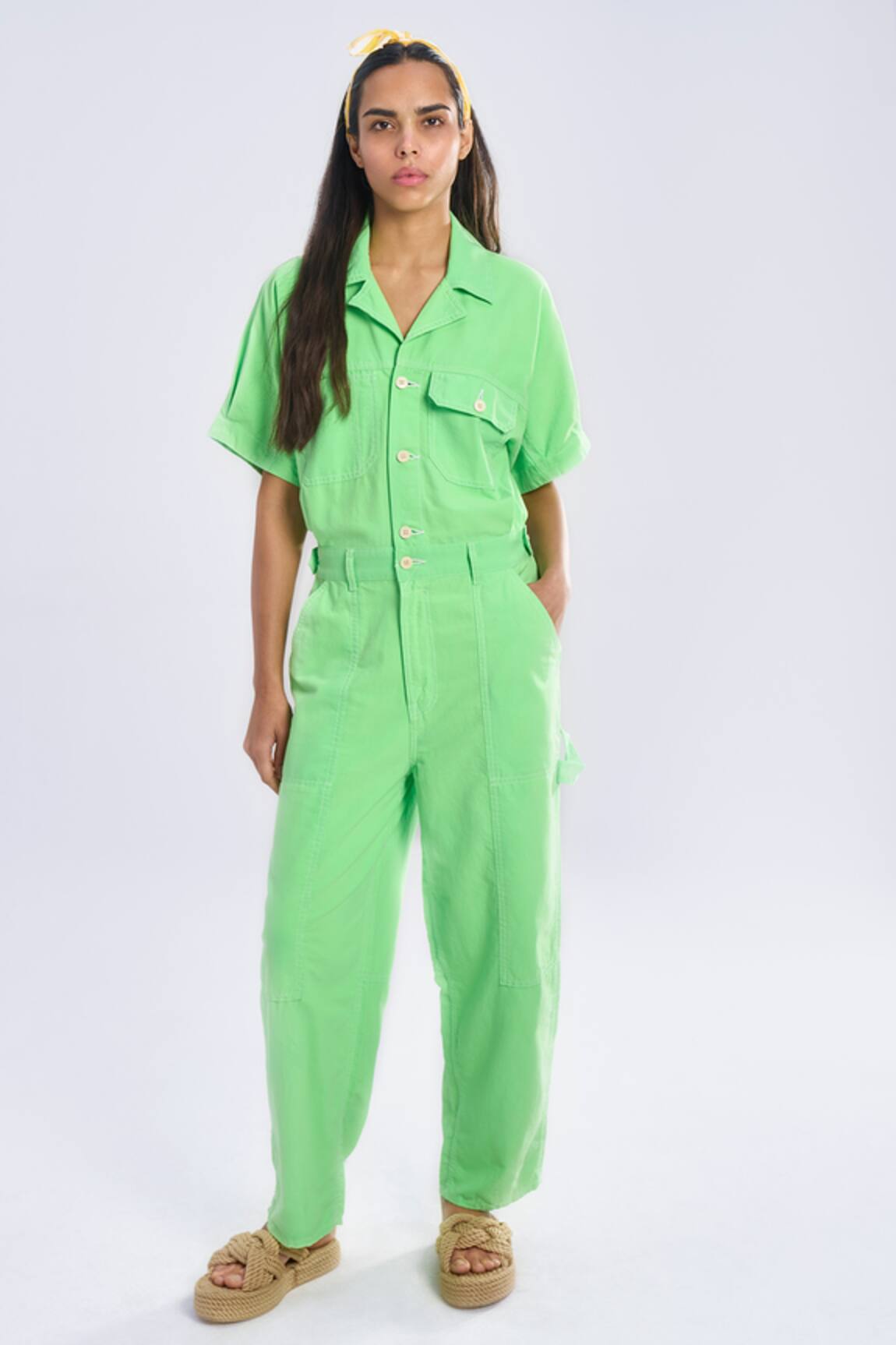 Terra Luna Aurora Cotton Pocketed Jumpsuit