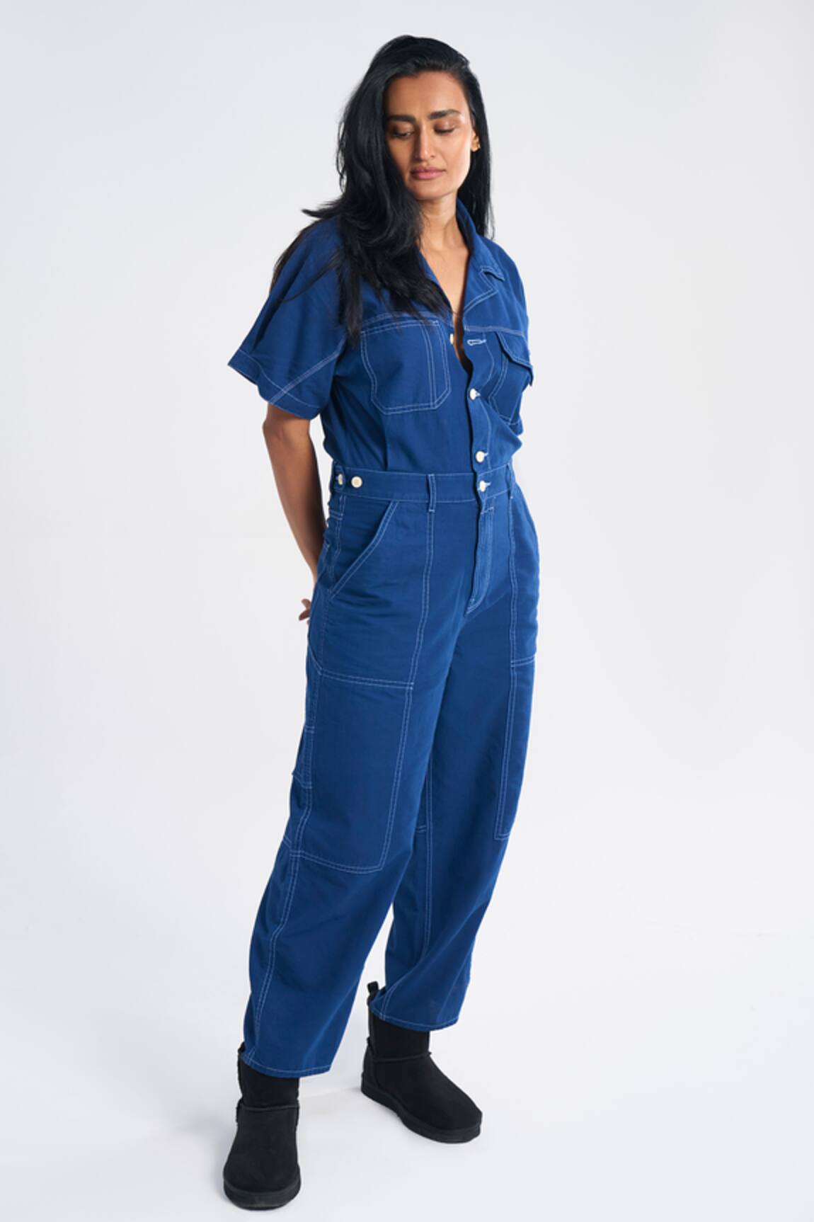 Terra Luna Aurora Handloom Cotton Jumpsuit
