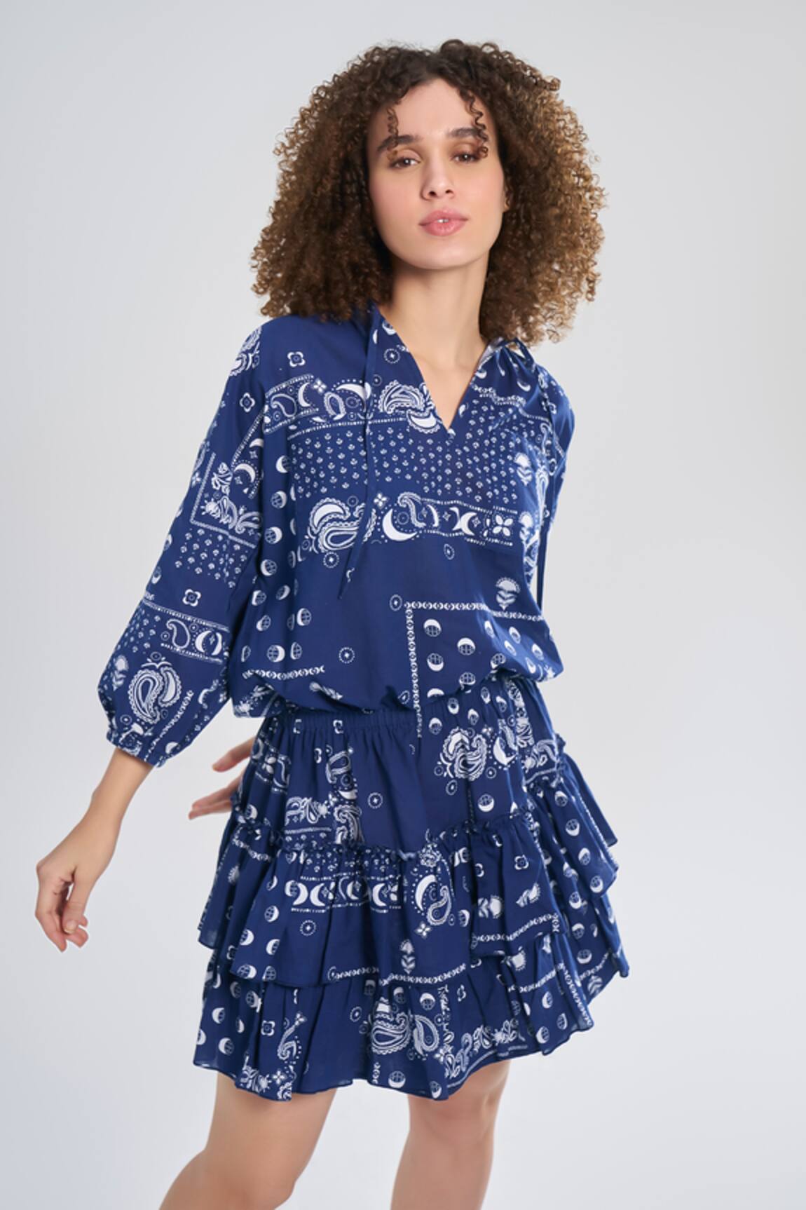 Terra Luna Cosmic Medley Print Dress
