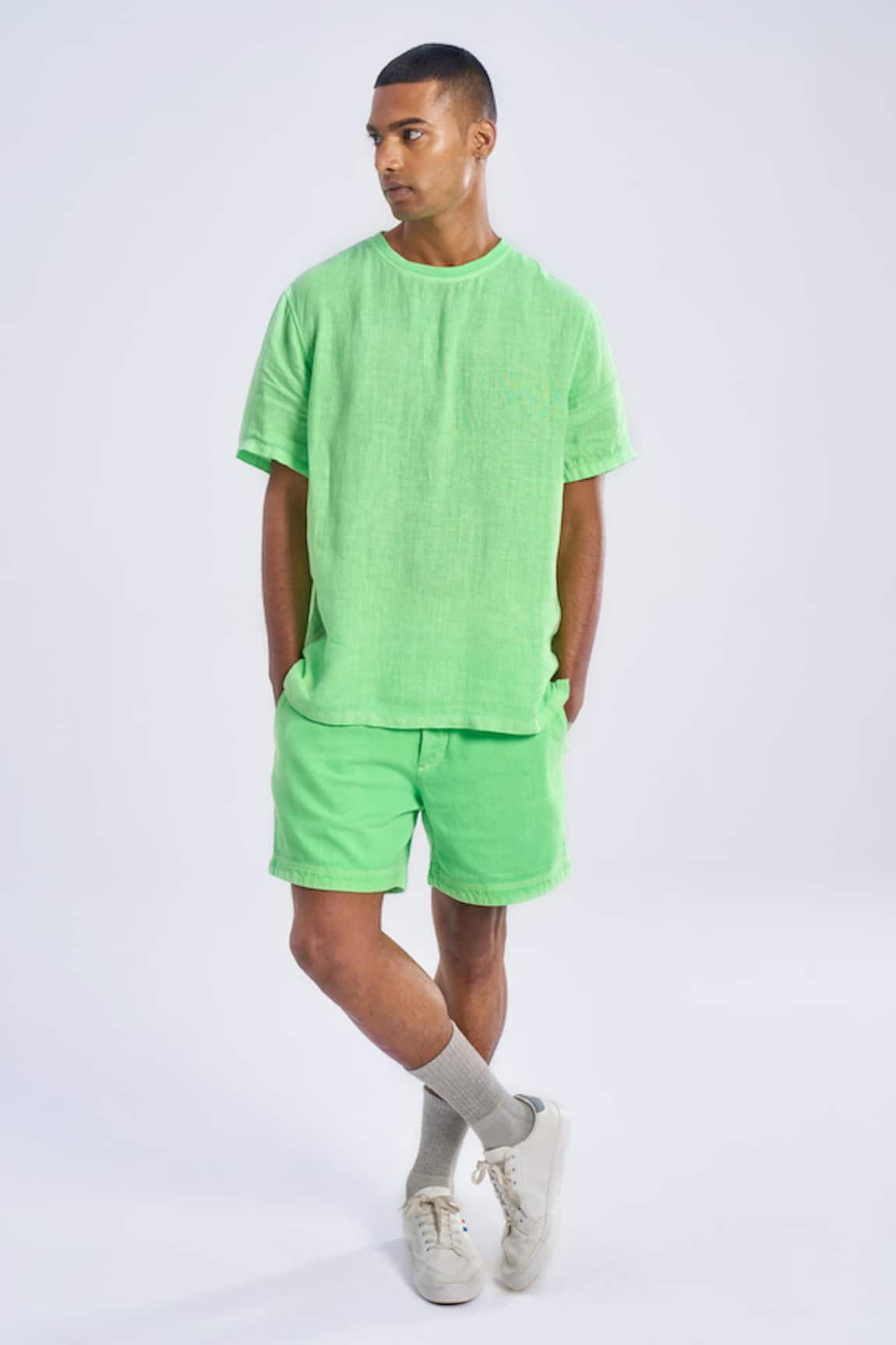 Terra Luna The Chino Vacay Handloom Cotton Shorts