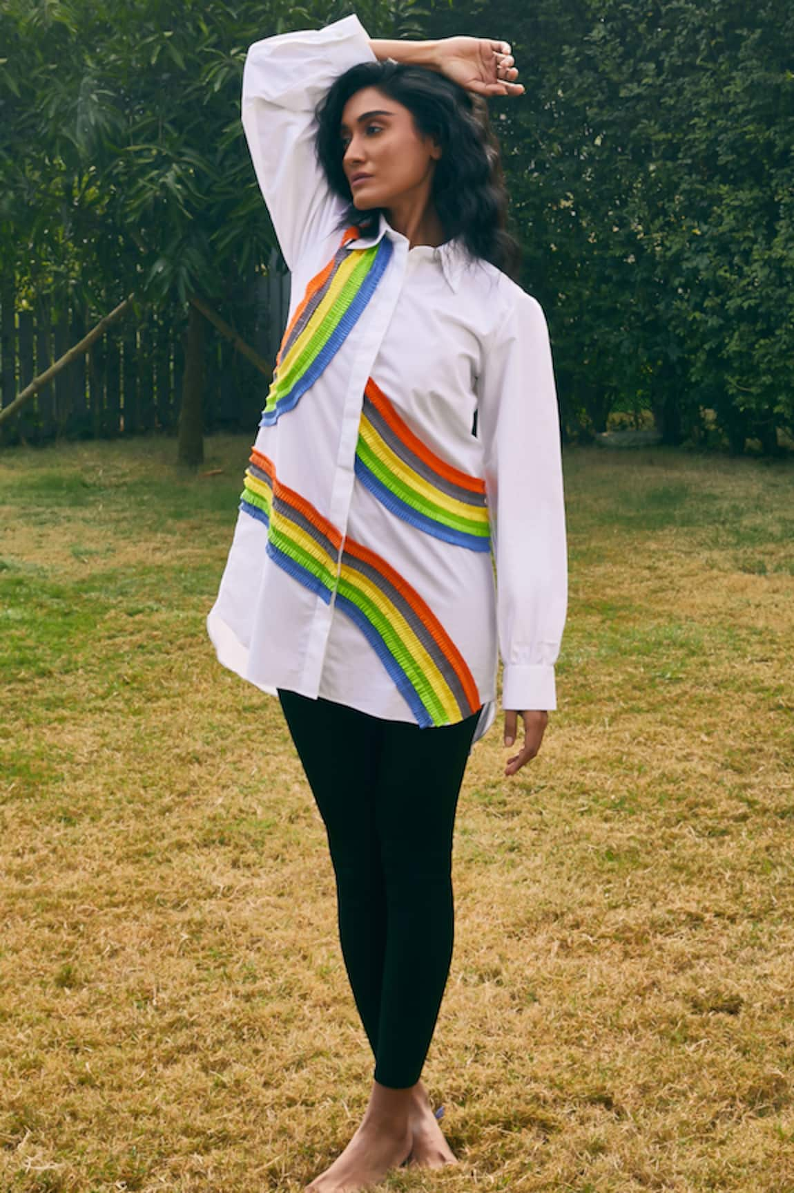 Studio Moda India The Ivy Rainbow Cotton Shirt