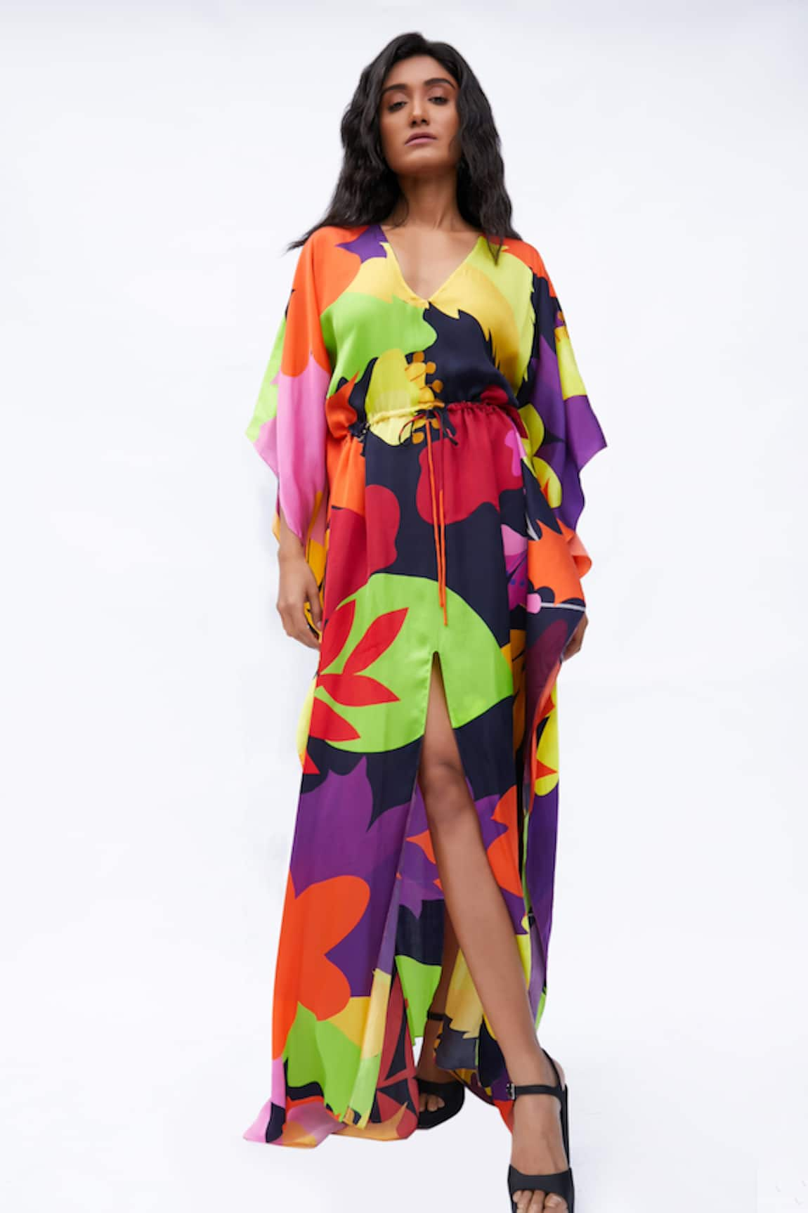 Studio Moda India The Hazel Printed Kaftan Dress