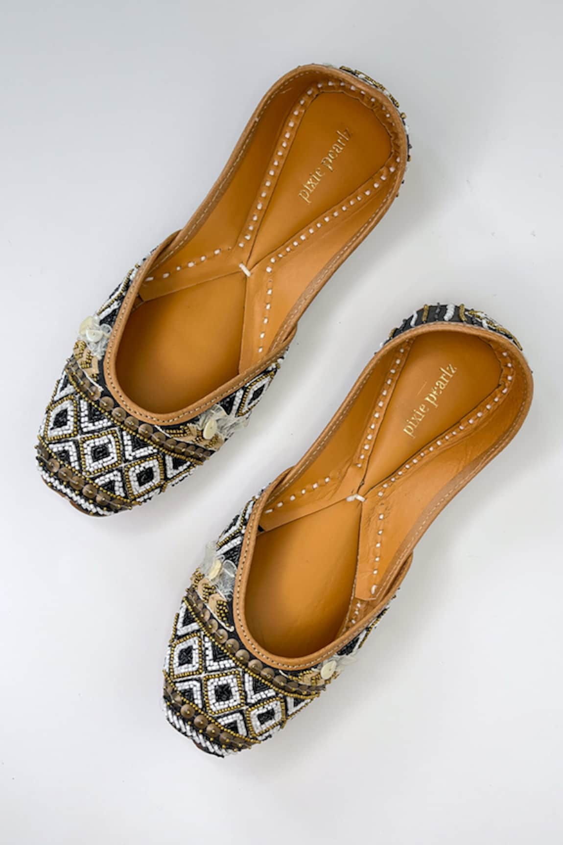 Pixie Pearlz Gypsy Embroidered Juttis