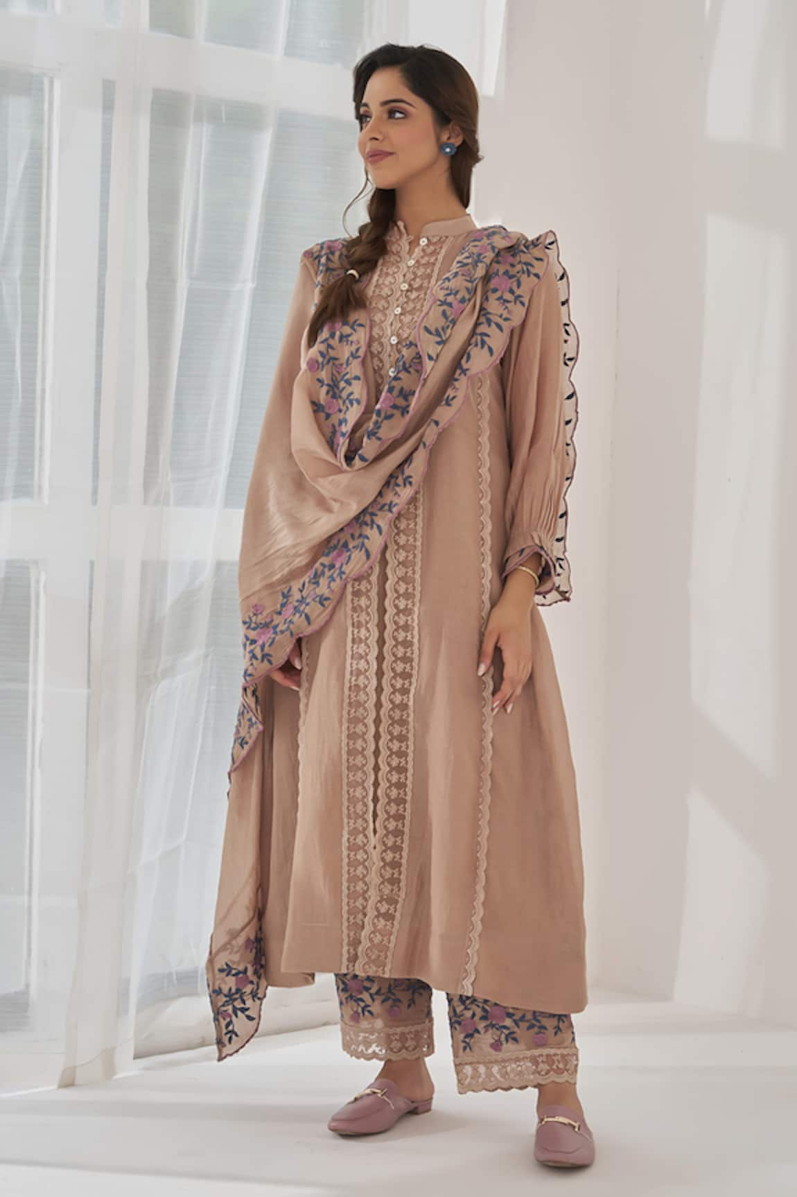 Naaz By Noor Shabaana Baano Embroidered Kurta Pant Set