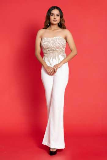 Aurouss Embellished Corset & Pant Set 