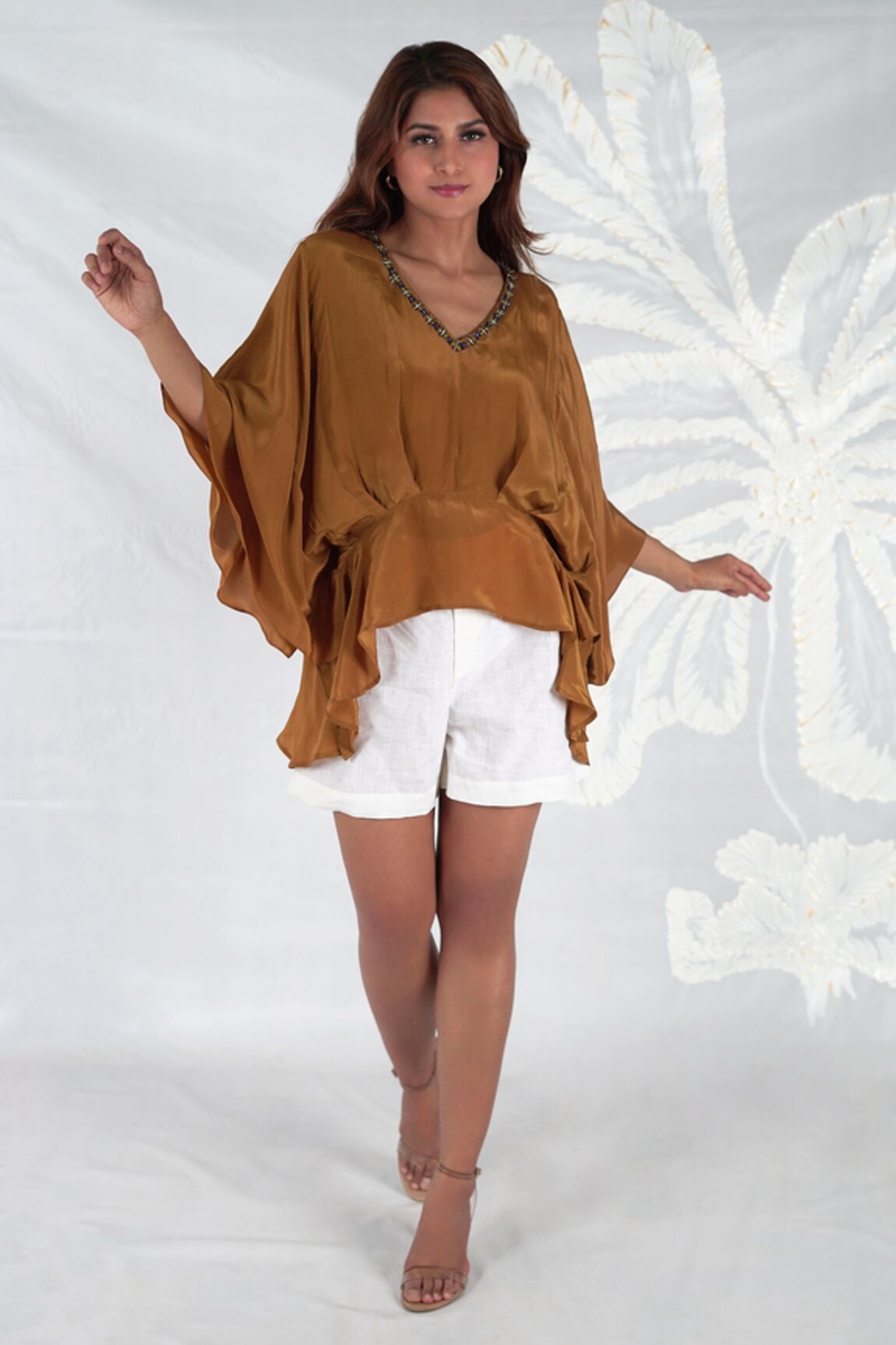 Seesa Arela Embroidered Kaftan Blouse