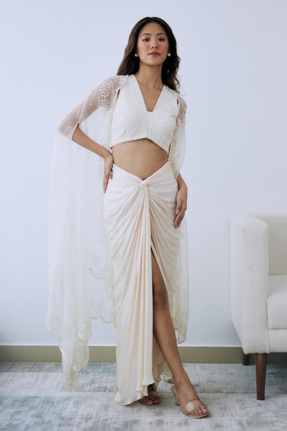 Lavanya Ahuja Embroidered Cape