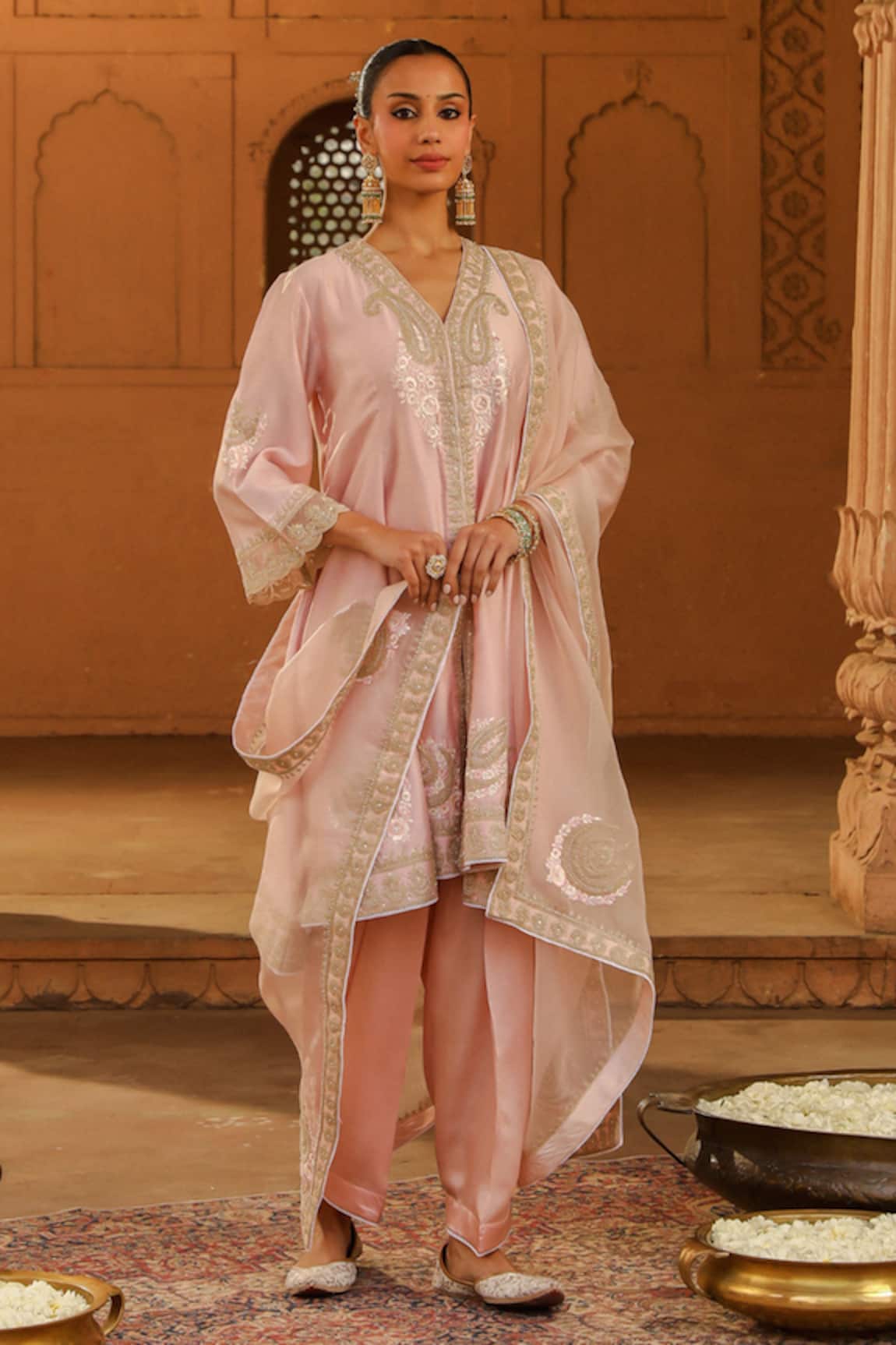 Sheetal Batra Fajr Embroidered Short Anarkali Salwar Set