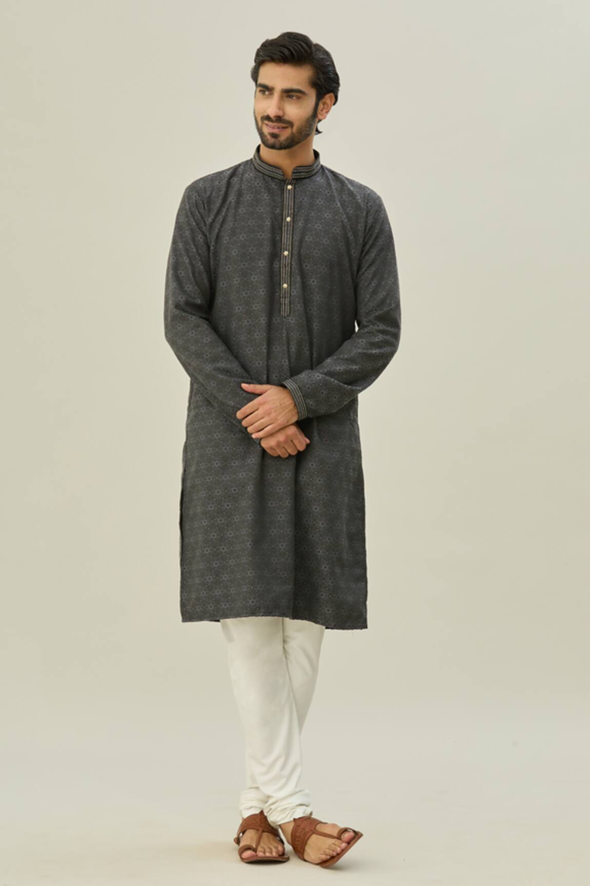 Arihant Rai Sinha Geometric Pattern Kurta 