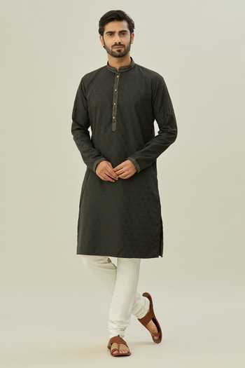 Arihant Rai Sinha Triangle Woven Kurta Set 