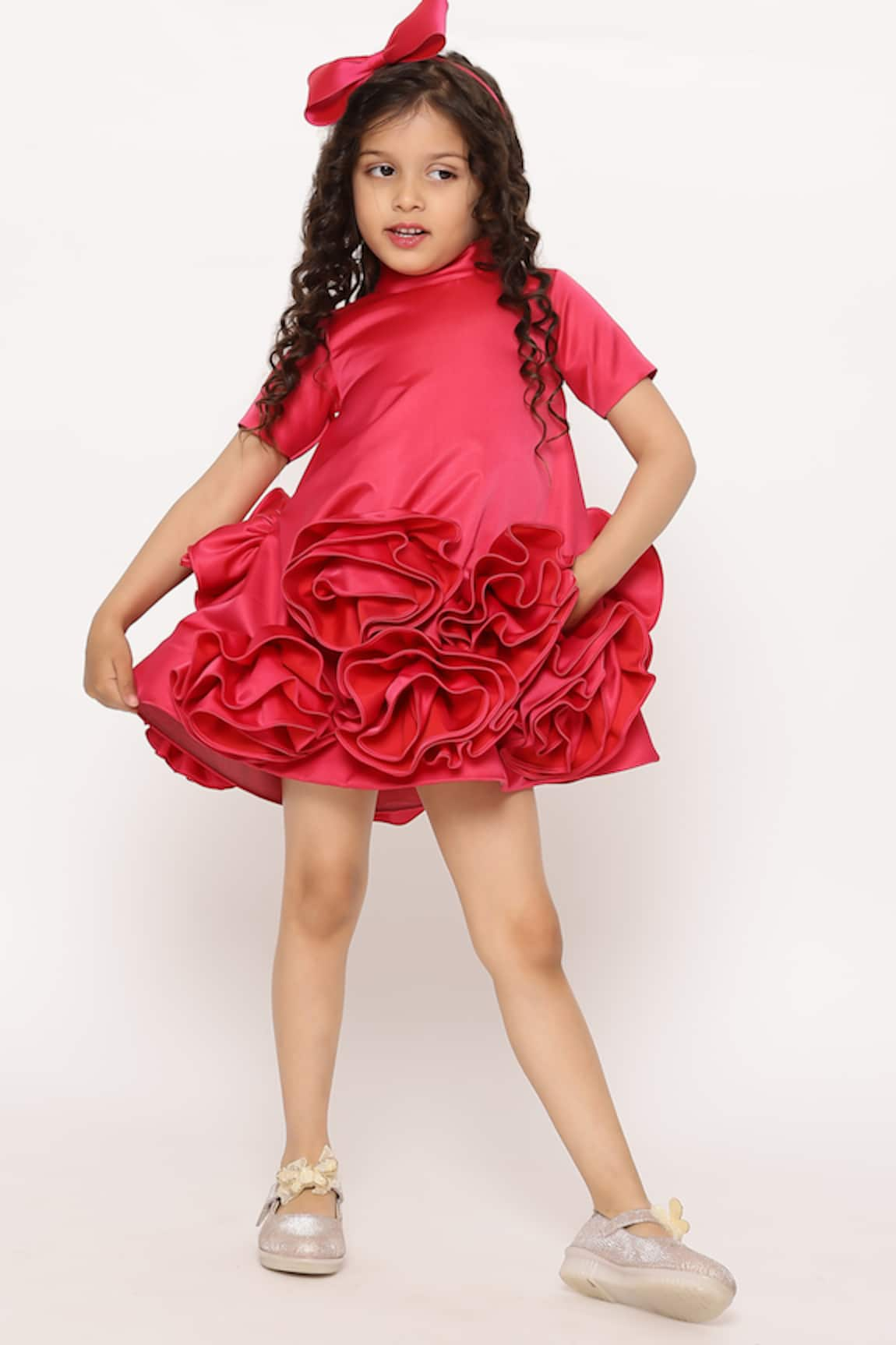 JANYAS CLOSET Blooming Fantasy Frill Dress