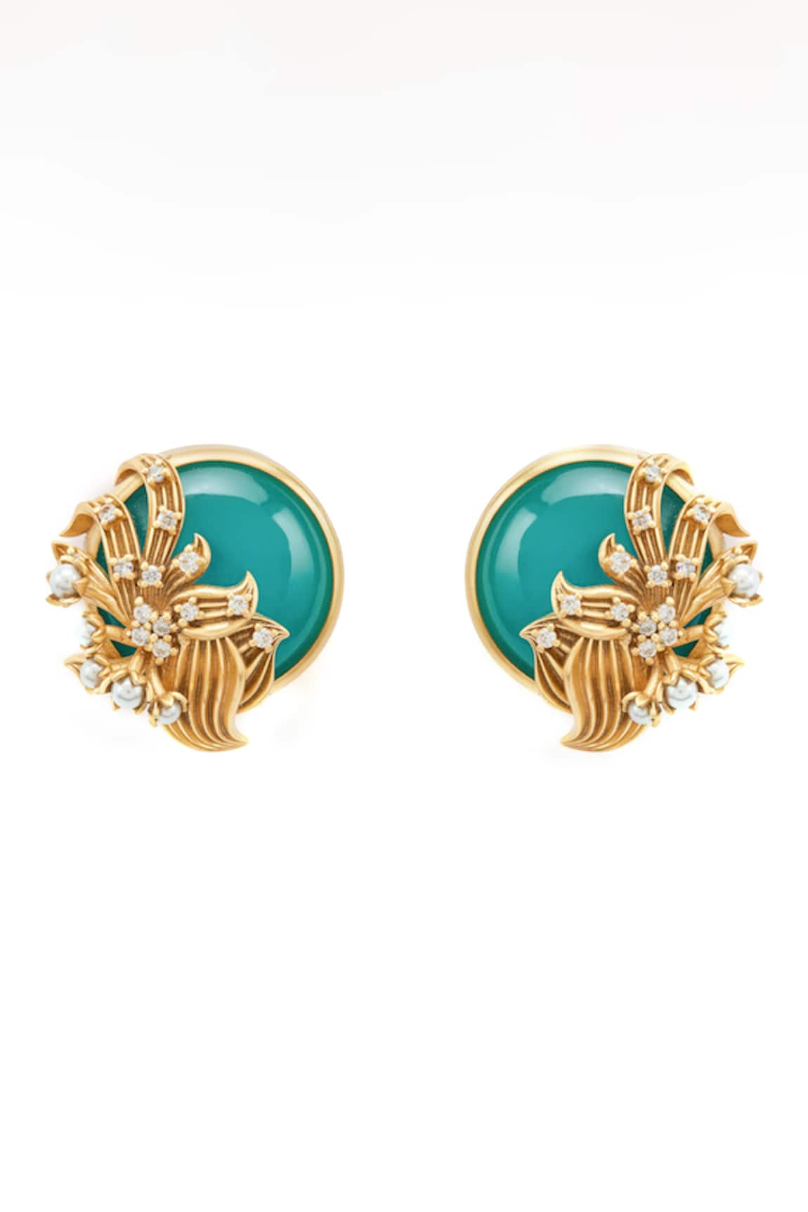 Aulerth X JJ Valaya Odeta Embellished Stud Earrings