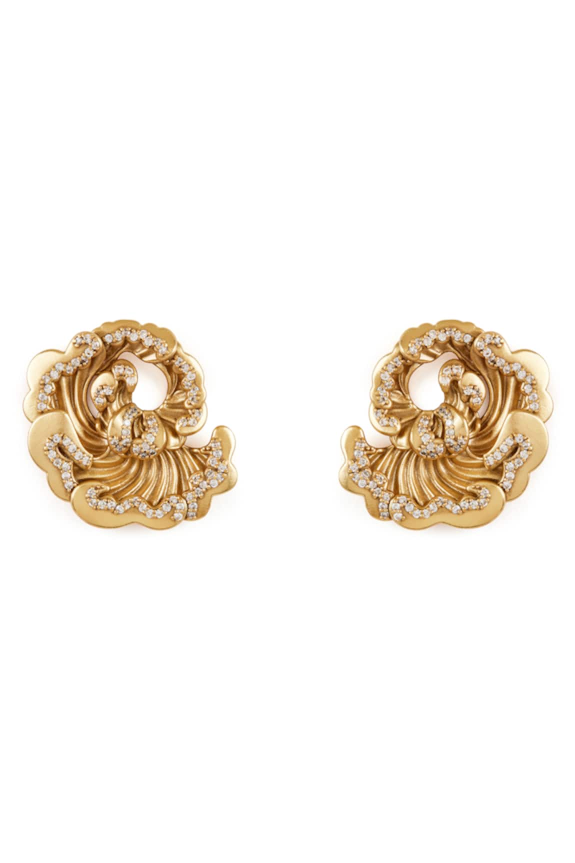 Aulerth X JJ Valaya Odeta Iconic Embellished Stud Earrings