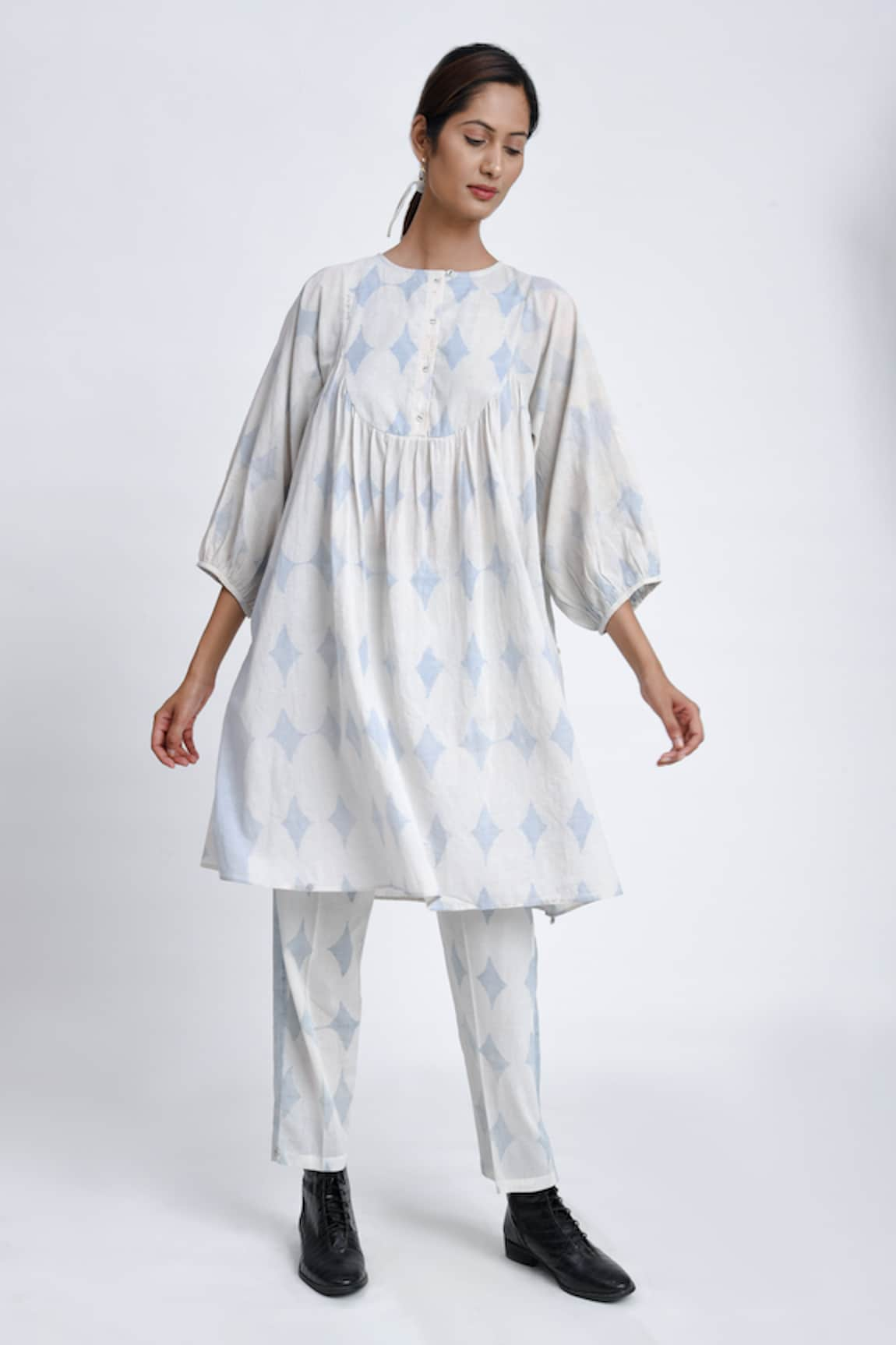 Jayati Goenka Cotton Printed Tunic & Trouser Set