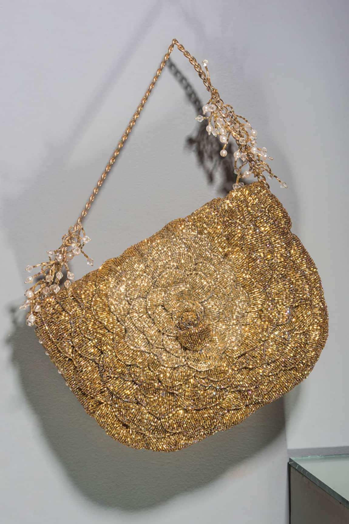 Doux Amour Embroidered Clutch