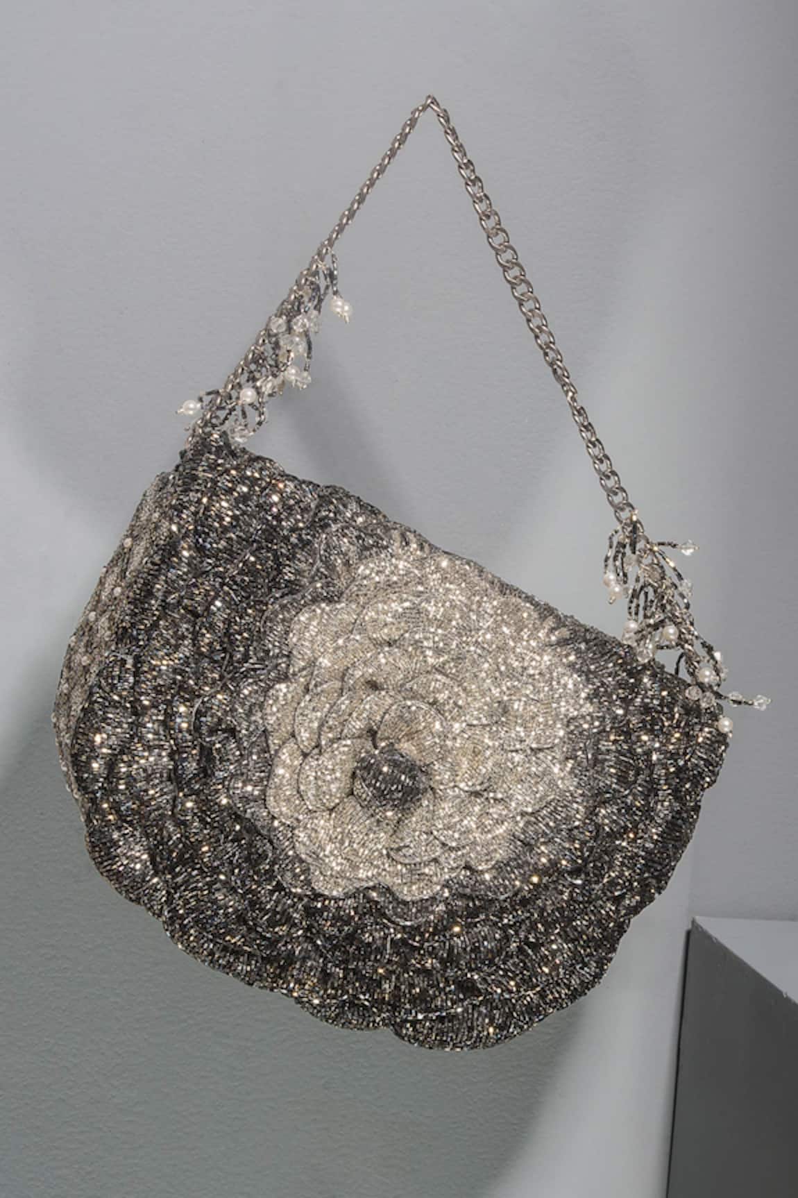 Doux Amour Embroidered Clutch