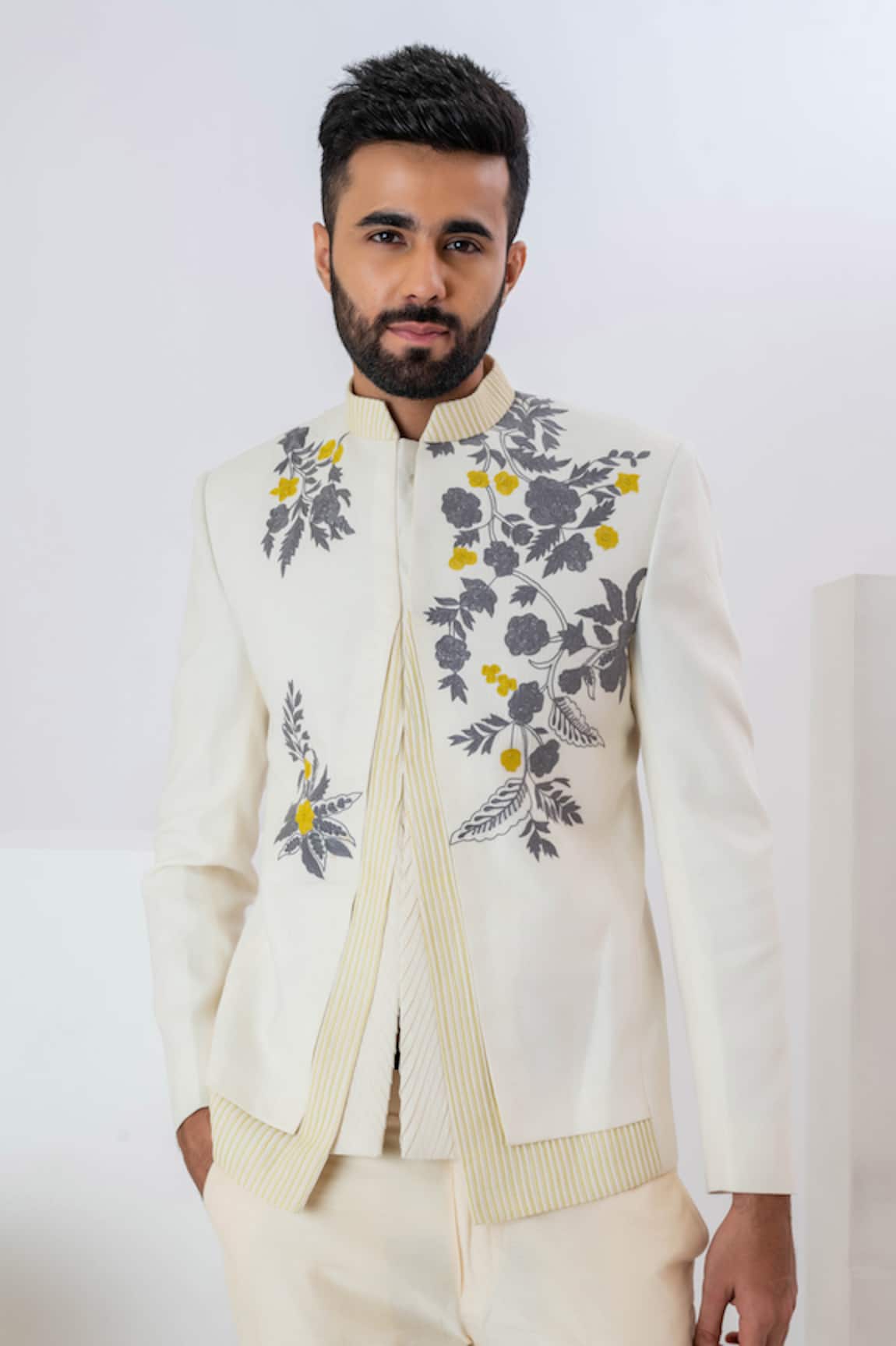 Vaani Beswal Celeste Bloom Embroidered Jacket