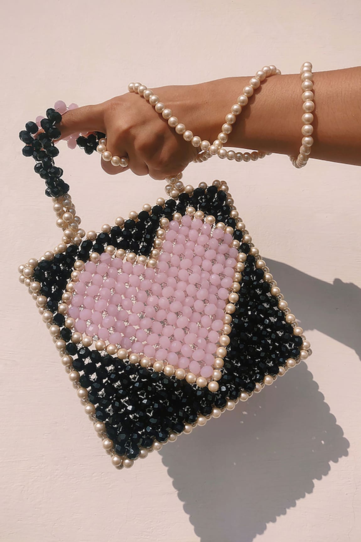 RUBILON Coco Heart Embellished Bag