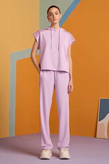 Muvazo Digital Lavender Hoodie & Pant Set 