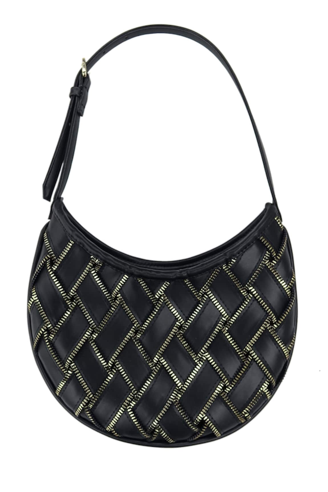 TROV Cora Hobo Embellished Handbag