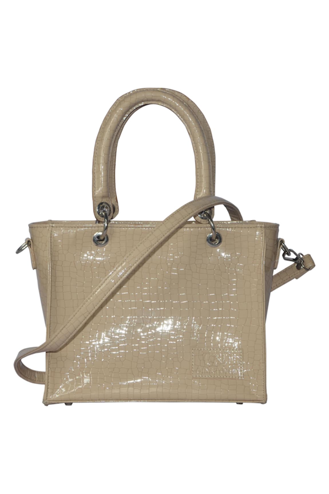 Gin & Tonic Croco Leather Hand Bag